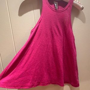 2 PCs free people Long Beach tank tops s/p pink black
